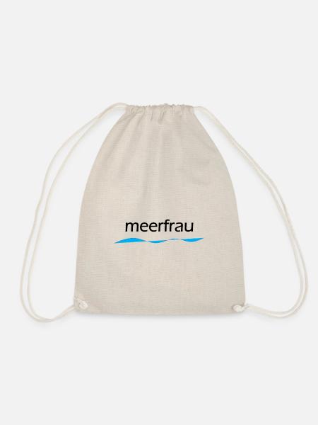 Meerfrau - Turnbeutel - Natur