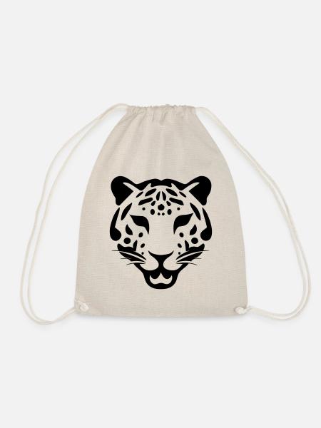 Leopard - Turnbeutel - Natur