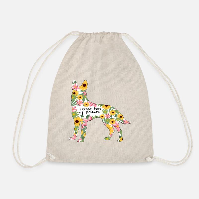 German Shepherd Dog Dog Sayings - Drawstring Bag - nature