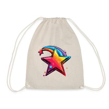 Stern magic superstar - Drawstring Bag - nature - Front