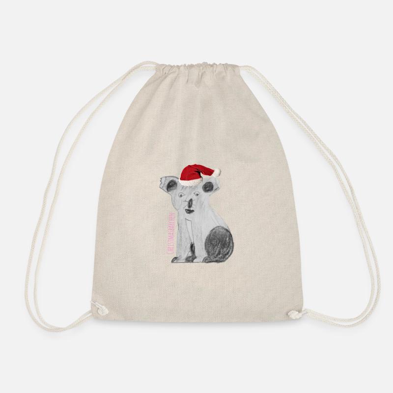 Christmasbärchen Koala - Turnbeutel - Natur
