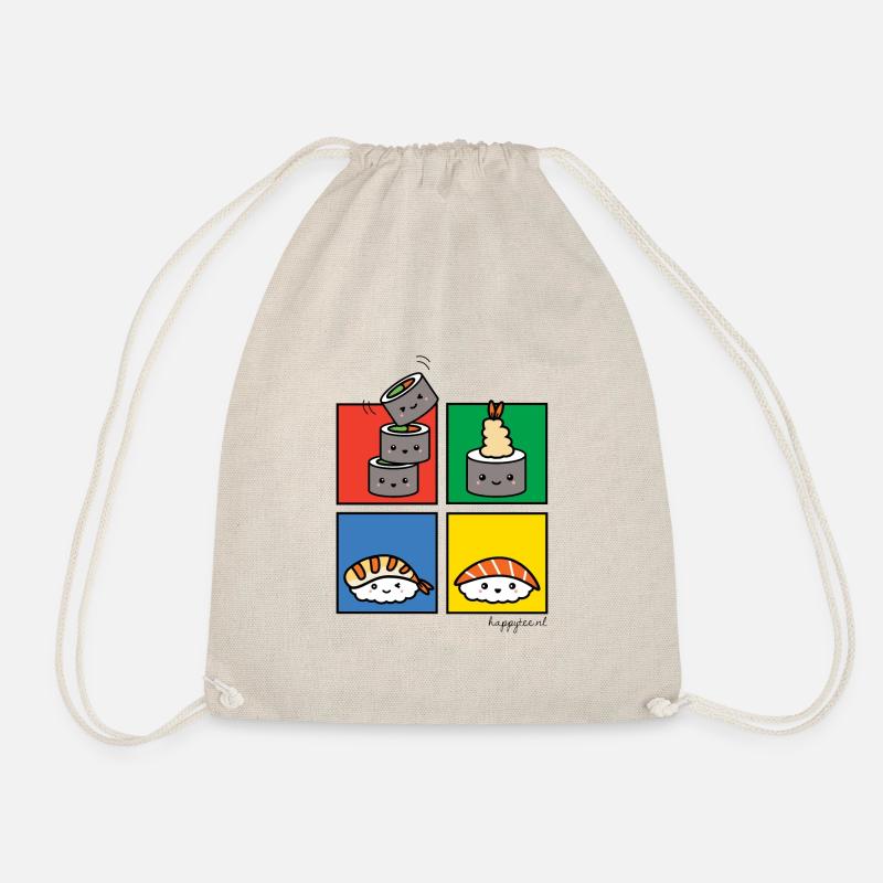 Sushi Team - Drawstring Bag - nature