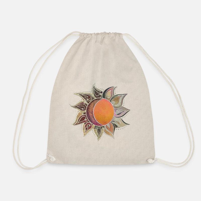Sun & Moon - Drawstring Bag - nature