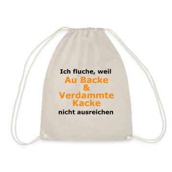 Ich fluche weil - Turnbeutel - Natur - Vorne
