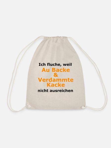 Ich fluche weil - Turnbeutel - Natur