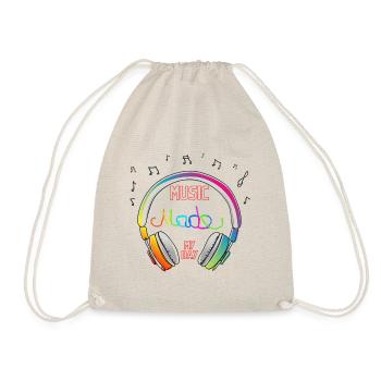Music Made My Day - Turnbeutel - Natur - Vorne