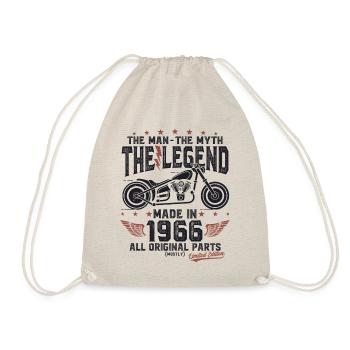 1966 Vintage homme mythe légende moto - Sac de sport léger - nature - Devant