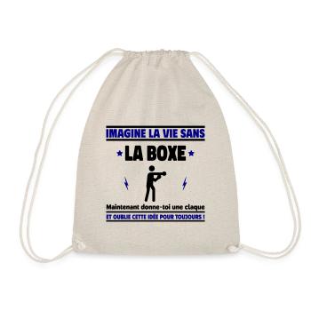 Imagine la vie sans boxe : inconcevable ! - Sac de sport léger - nature - Devant