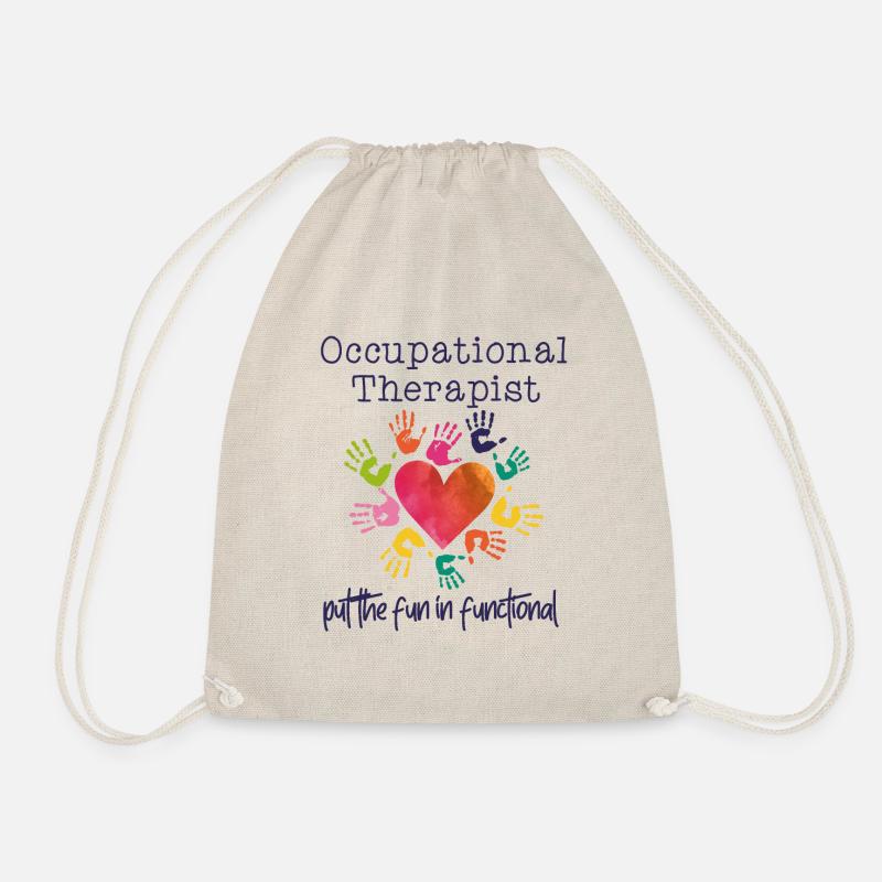 Ergotherapeut Putting The Fun In Functional - Turnbeutel - Natur