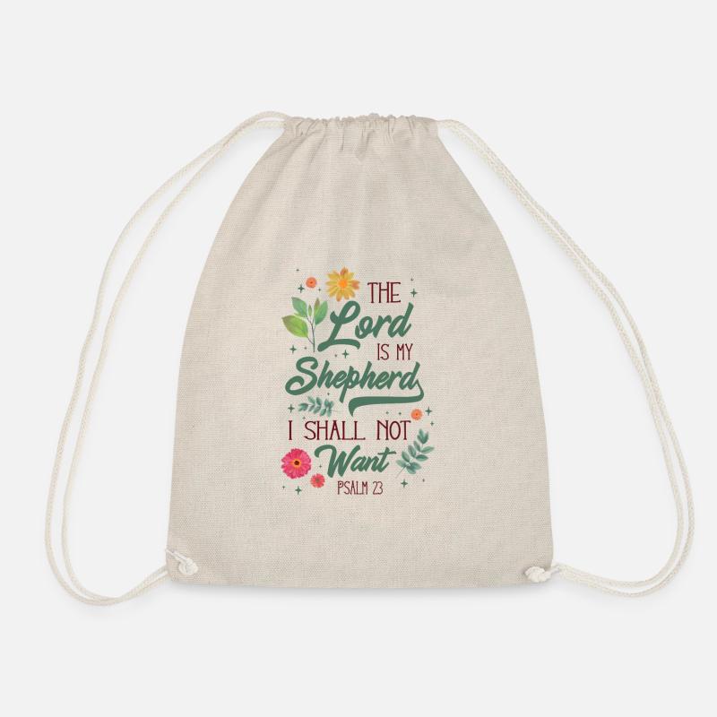 Christian Bible Verse Religion - Drawstring Bag - nature