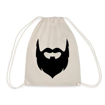 Symbole de barbe - Sac de sport léger - nature - Devant
