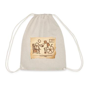 Infirmière gériatrique, Aide-soignante, Aide-soignante - Art vintage - Sac de sport léger - nature - Devant