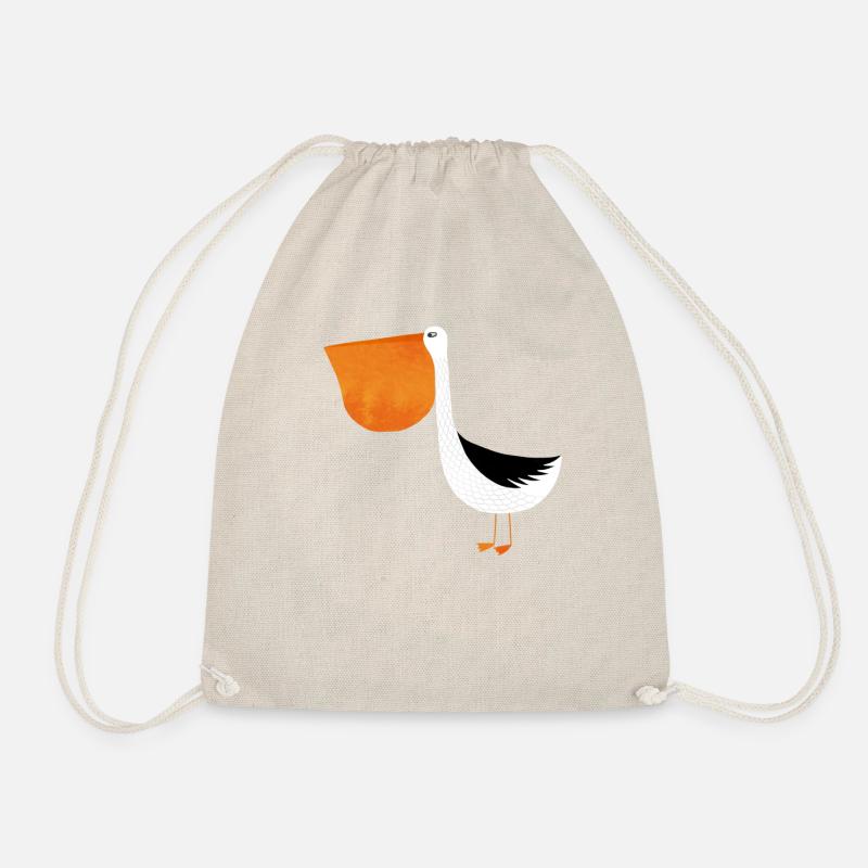 Pelican - Drawstring Bag - nature