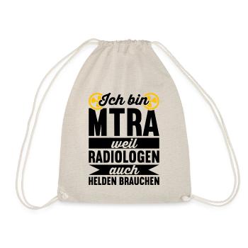 MTRA Röntgen Radiologie Radiologe - Turnbeutel - Natur - Vorne
