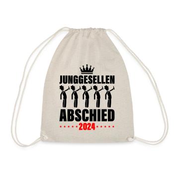Bachelor Party 2024 Bachelor Party - Drawstring Bag - nature - Front