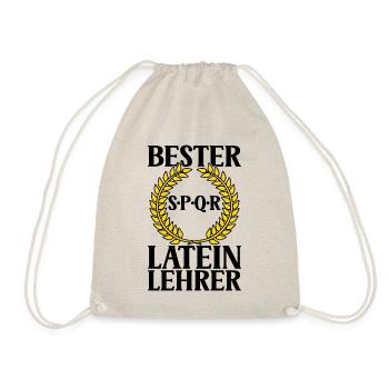 Latein Lehrer - Turnbeutel - Natur - Vorne