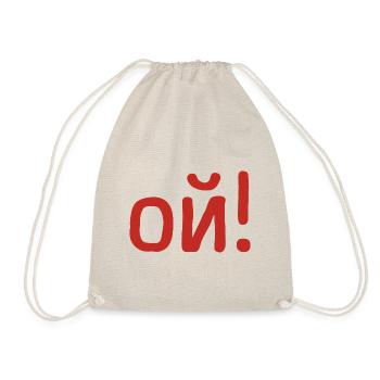 Oh Oh Dire en russe Russak Russie Costume - Sac de sport léger - nature - Devant