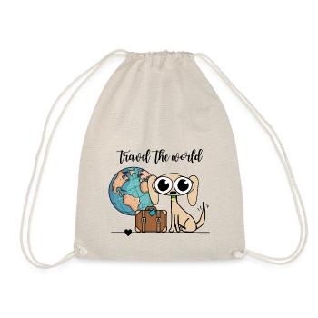 Travel the world - Turnbeutel - Natur - Vorne