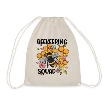 Beekeeper Squad Honey Wildlife Beekeeping - Drawstring Bag - nature - Front