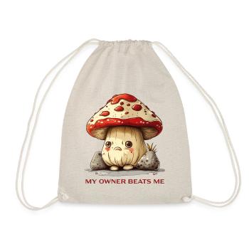 Beat the Mushroom - Turnbeutel - Natur - Vorne