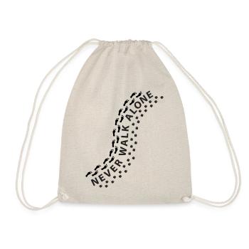 Alpaca Lama Hoof Track Empreinte Ne marchez jamais seul - Sac de sport léger - nature - Devant