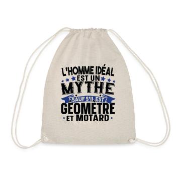 Géomètre Motard Moto Cadeau Homme T-shirt Mug - Sac de sport léger - nature - Devant