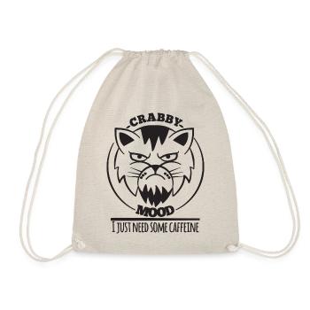 CRABBY MOOD - Humor gift for the grumpy - Drawstring Bag - nature - Front