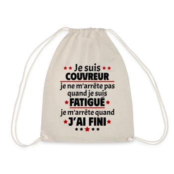 Je suis couvreur, fête des pères, idée cadeau - Sac de sport léger - nature - Devant