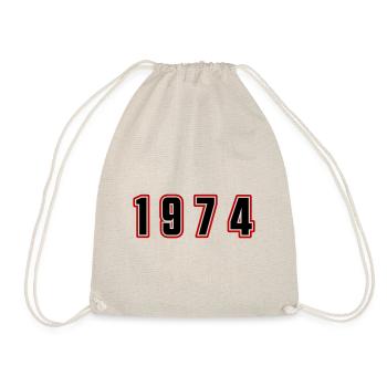 1974 Year Number - Drawstring Bag - nature - Front