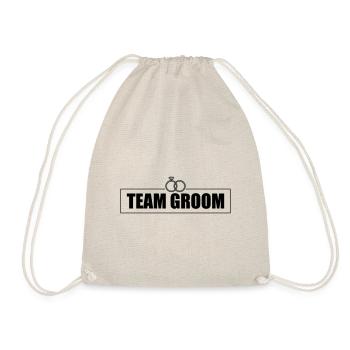 Team Groom Wedding - Drawstring Bag - nature - Front
