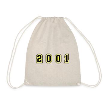 2001 Year Number - Drawstring Bag - nature - Front