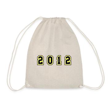 2012 Year Number - Drawstring Bag - nature - Front