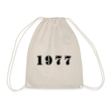 1977 Jahr Geburtstag - Turnbeutel - Natur - Vorne