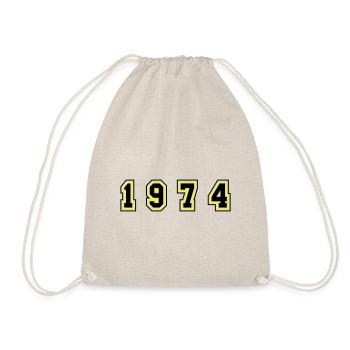 1974 Year Number - Drawstring Bag - nature - Front