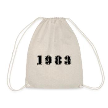 1983 year birthday - Drawstring Bag - nature - Front