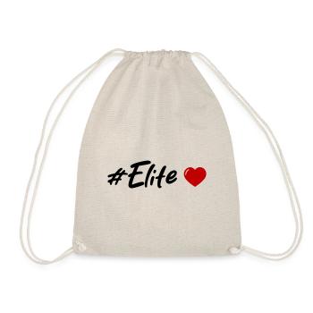 Elite Heart - Drawstring Bag - nature - Front