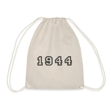 1944 Jahr Zahl - Turnbeutel - Natur - Vorne