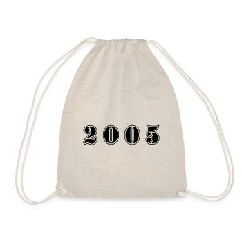 2005 year birthday - Drawstring Bag - nature - Front