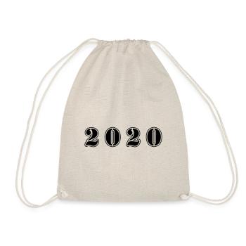 2020 year birthday - Drawstring Bag - nature - Front