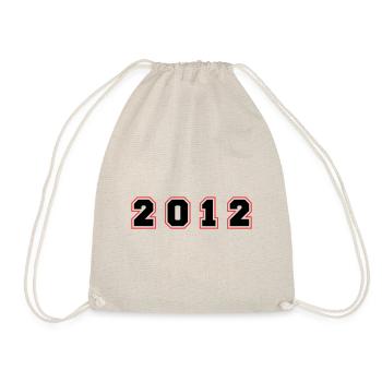 2012 Year Number - Drawstring Bag - nature - Front