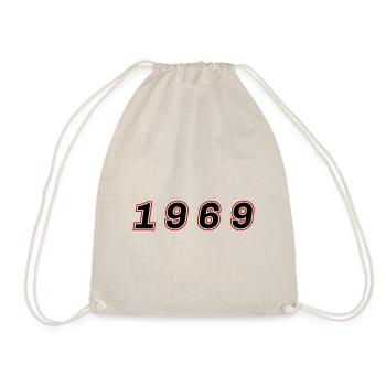 1969 Year Number - Drawstring Bag - nature - Front
