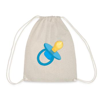 Sucette bleu - Sucette bébé - Sucette - Sac de sport léger - nature - Devant