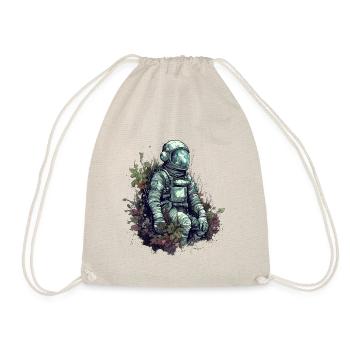 Un astronaute envahi par les plantes - Surréaliste - Sac de sport léger - nature - Devant