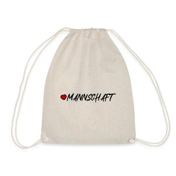 Mannschaft Herz - Turnbeutel - Natur - Vorne