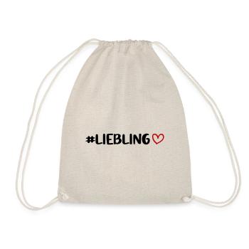Coeur chéri - Sac de sport léger - nature - Devant