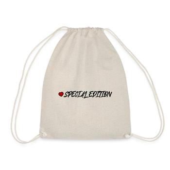 Special Edition Herz - Turnbeutel - Natur - Vorne