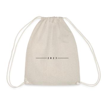 2023 year - Drawstring Bag - nature - Front