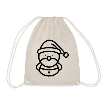 Snowman - Drawstring Bag - nature - Front