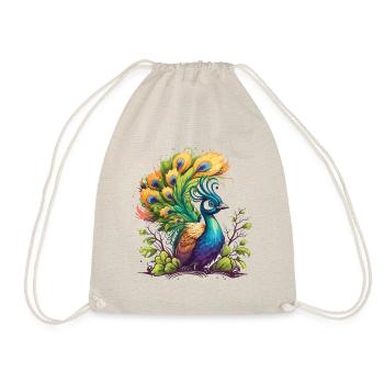 Panache de paons - Sac de sport léger - nature - Devant