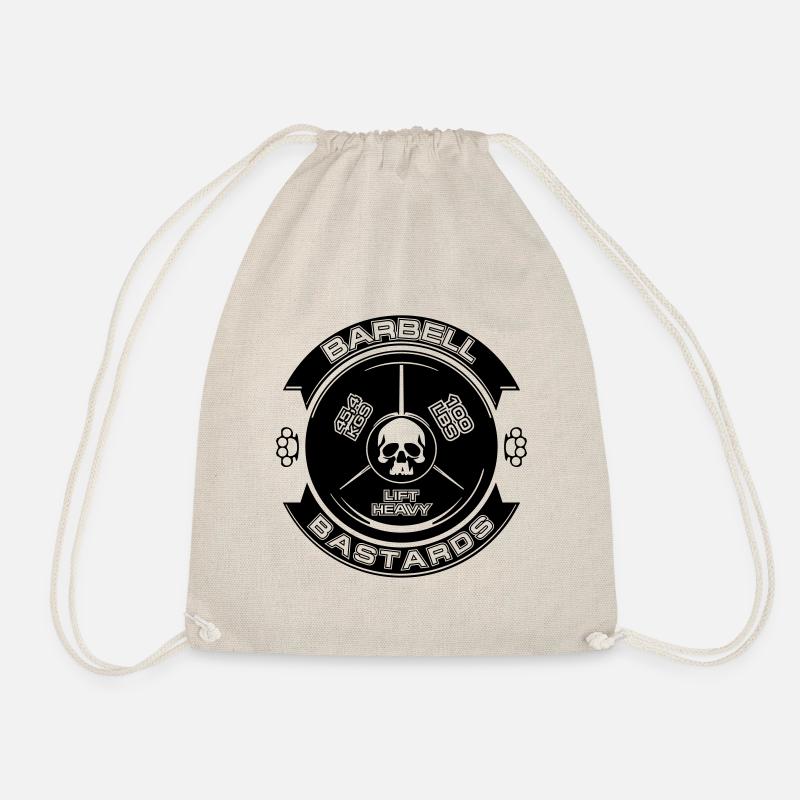 Barbell Bastards Lift Heavy - Turnbeutel - Natur